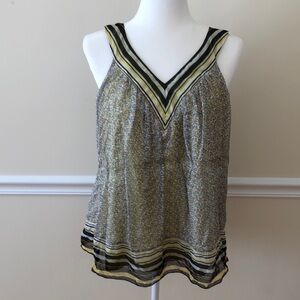 One Step Women’s Sleeveless Blouse with Floral Design Size EU 42 EUC